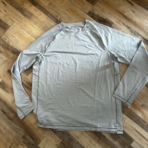 Men's Gray Long Sleeve Shirt